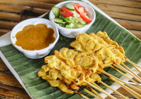 Satay Pouletspiessli