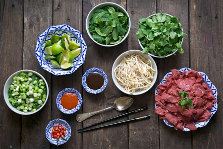 Pho (Vietnamesische Nudelsuppe)